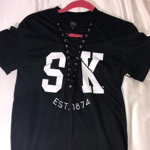 Sigma Kappa Lace Up Shirt